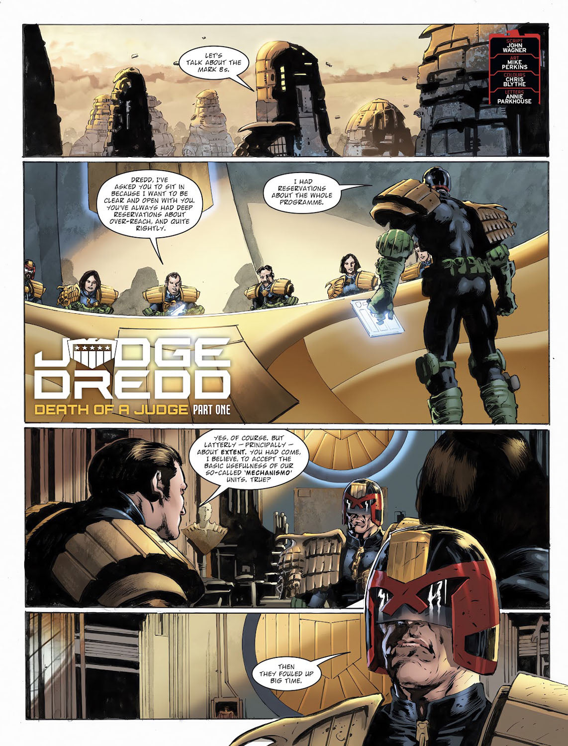2000AD #2464 p.01 - The Council of Five!