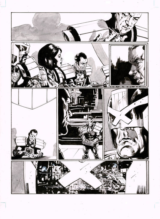 2000AD #2464 p.02 - The Council of Five!