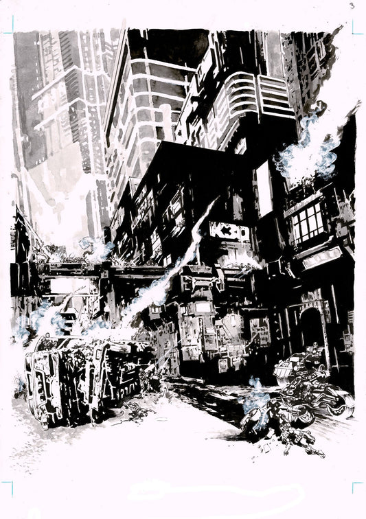 2000AD #2464 p.03 - Mega-City One Splash!