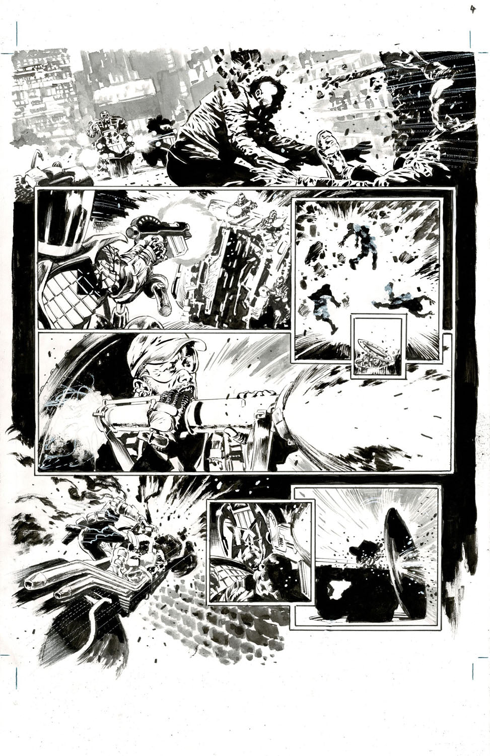 2000AD #2464 p.04 - All-Out Action!