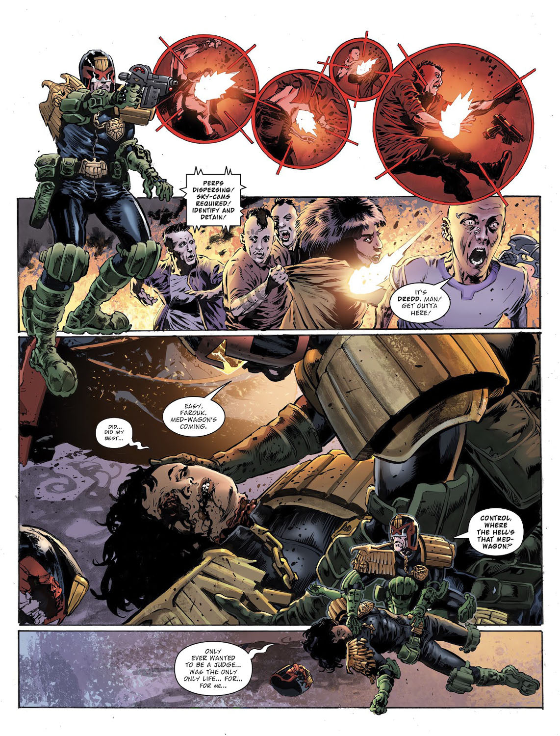 2000AD #2464 p.05 - Outstanding Design & Imagery!