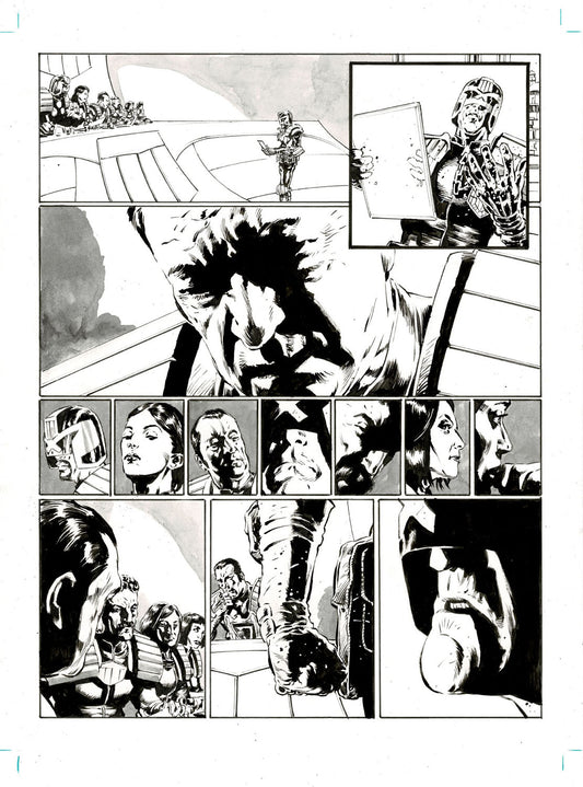 2000AD #2464 p.06 - Council of Five Reinstates the Mechs!