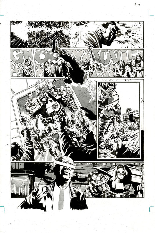 2000AD #2465 p.04 - Derek saves the day (& 12 kids)!