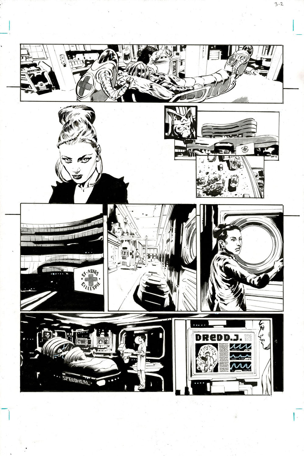 2000AD #2466 p.02 - Dredd’s Attempted Murder!