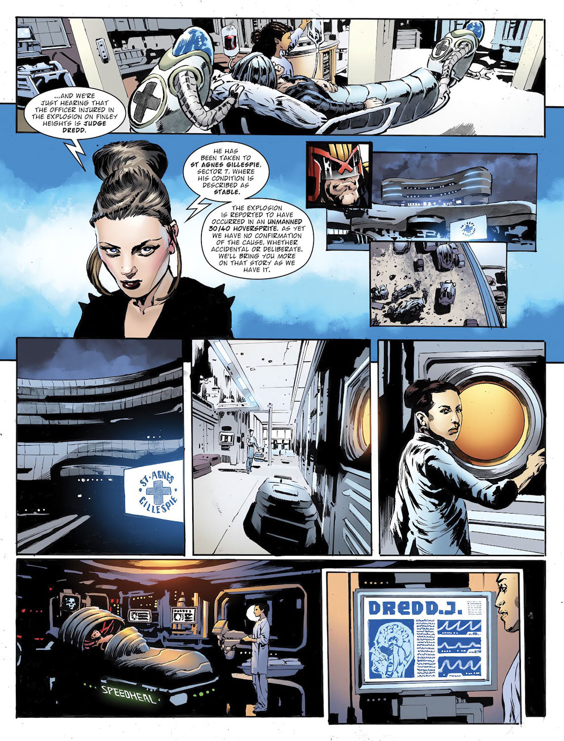 2000AD #2466 p.02 - Dredd’s Attempted Murder!