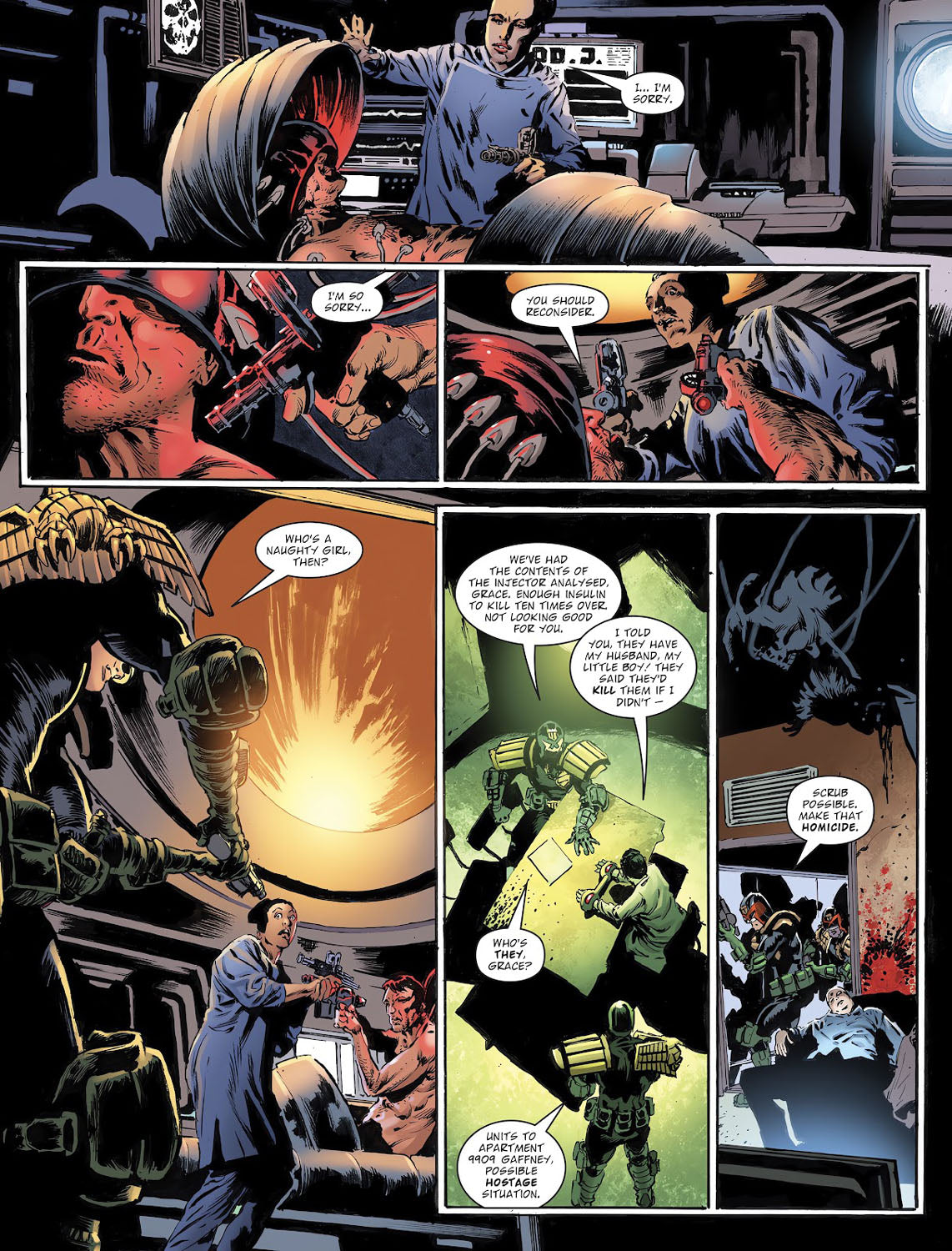 2000AD #2466 p.03 - Dredd’s Attempted Murder!