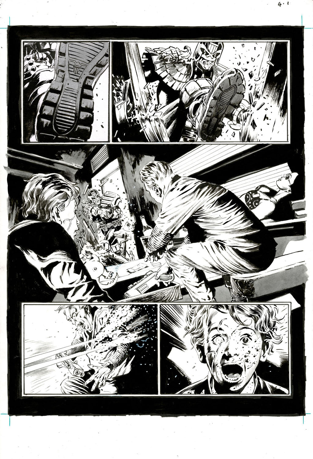 2000AD #2467 p.01 - Justice Department Boot!