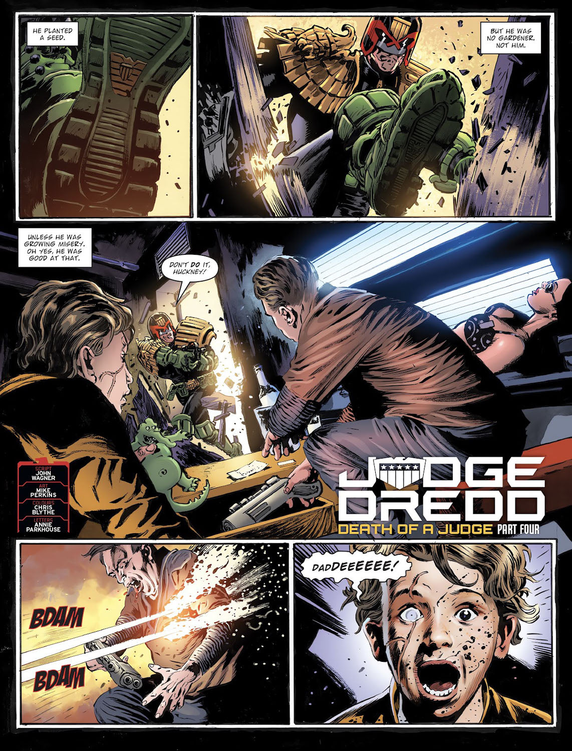 2000AD #2467 p.01 - Justice Department Boot!