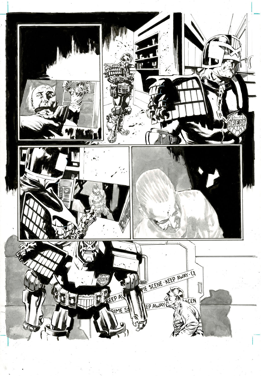 2000AD #2467 p.03 - Procedural Sequence!