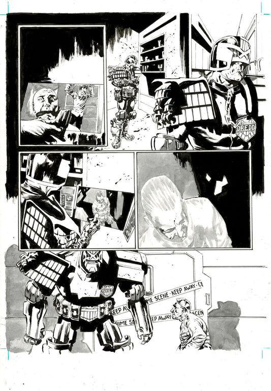 2000AD #2467 p.03 - Procedural Sequence!