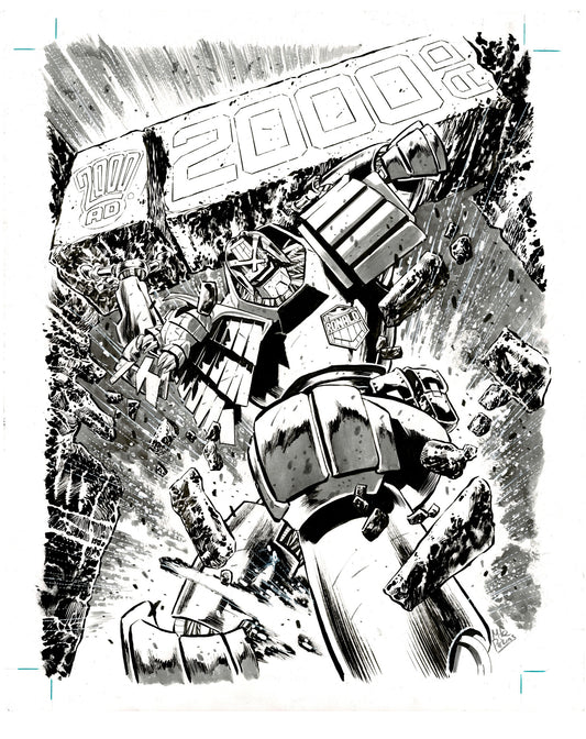 2000AD #2469 Cover - The Ultimate Sacrifice!