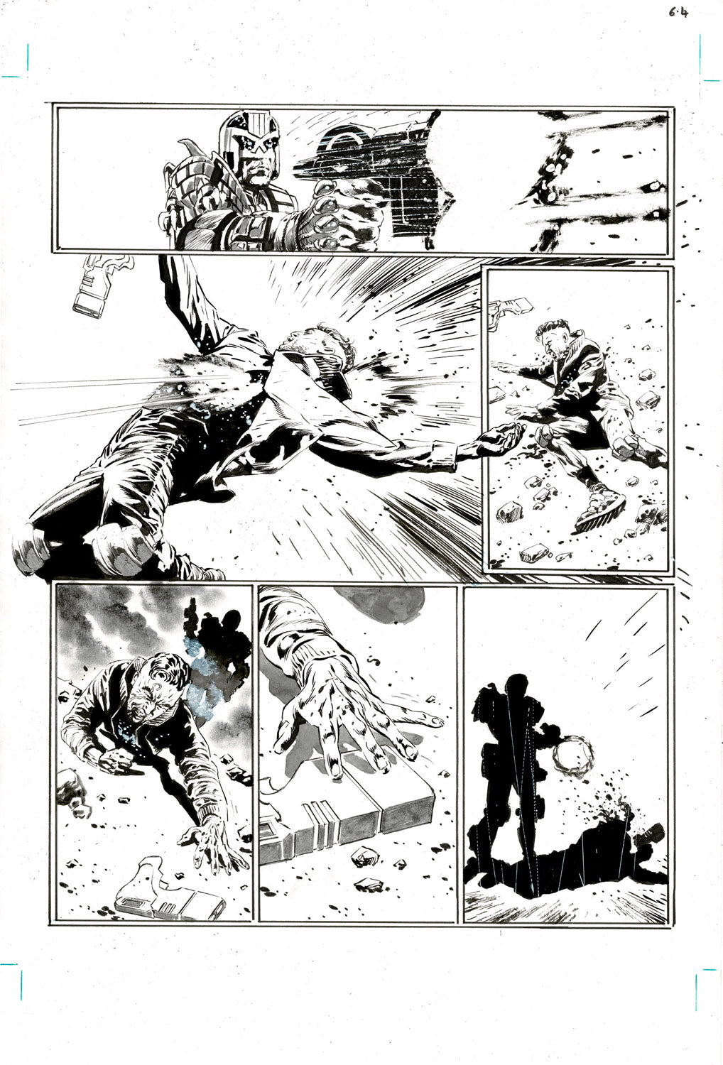 2000AD #2469 p.04 - One less bad guy to worry about!