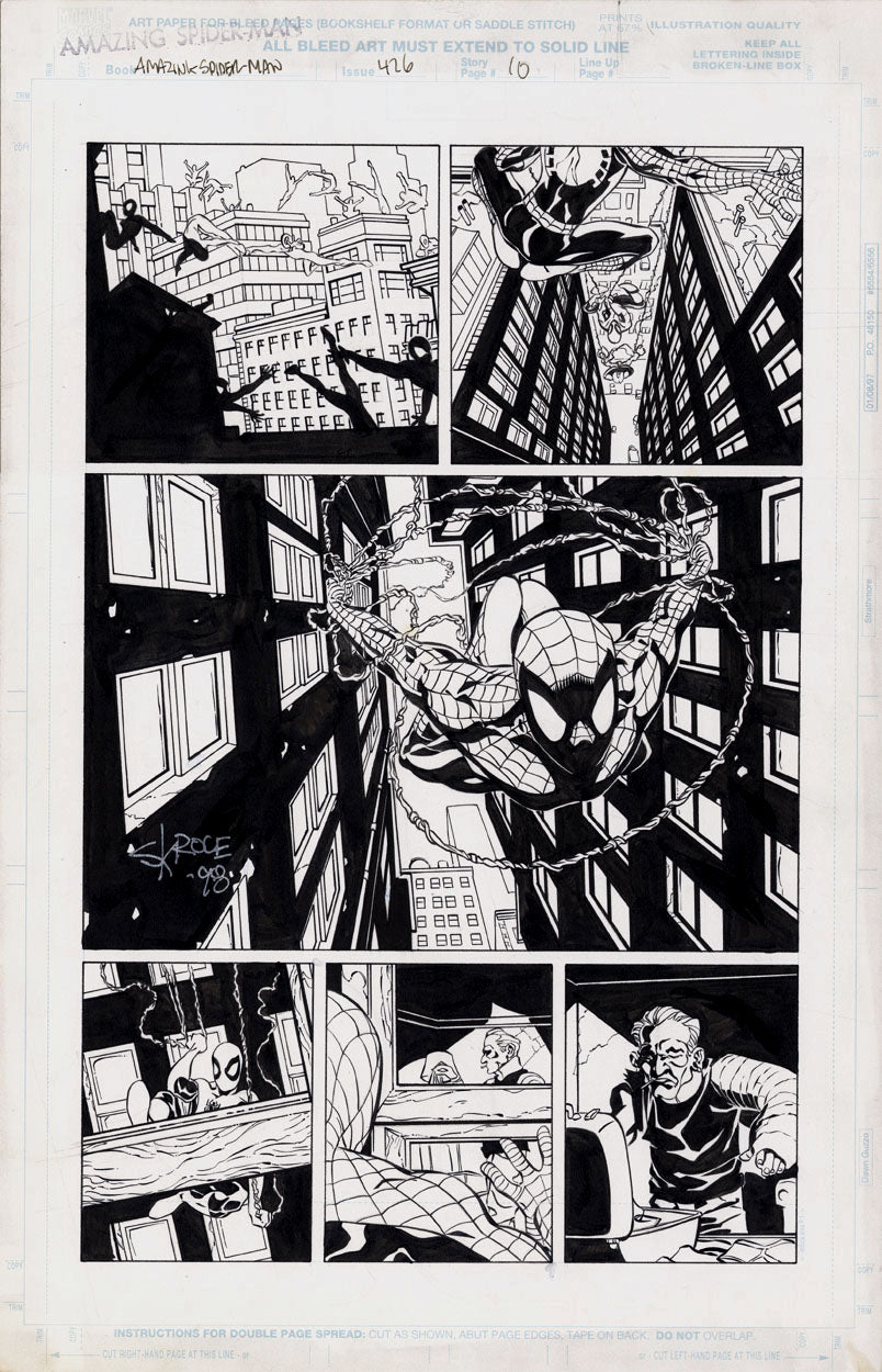 Skroce, Steve - Amazing Spider-Man #426 p.10 - WOW!