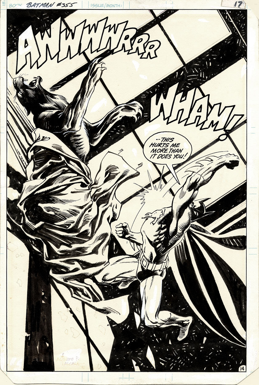 Newton, Don - Batman #355 p.14 - Splash Page!