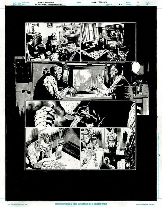 The Bat-Man: Second Knight #1 p.05 - Gordon is Interviewed
