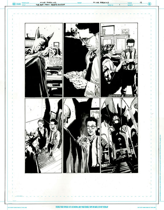 The Bat-Man: Second Knight #1 p.15 - Batman with Rabbi Cohen