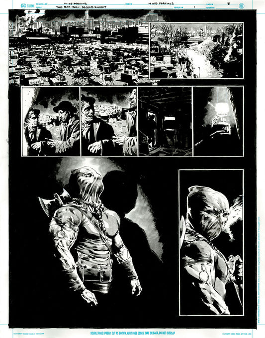 The Bat-Man: Second Knight #1 p.16 - Hangman Half-Splash!