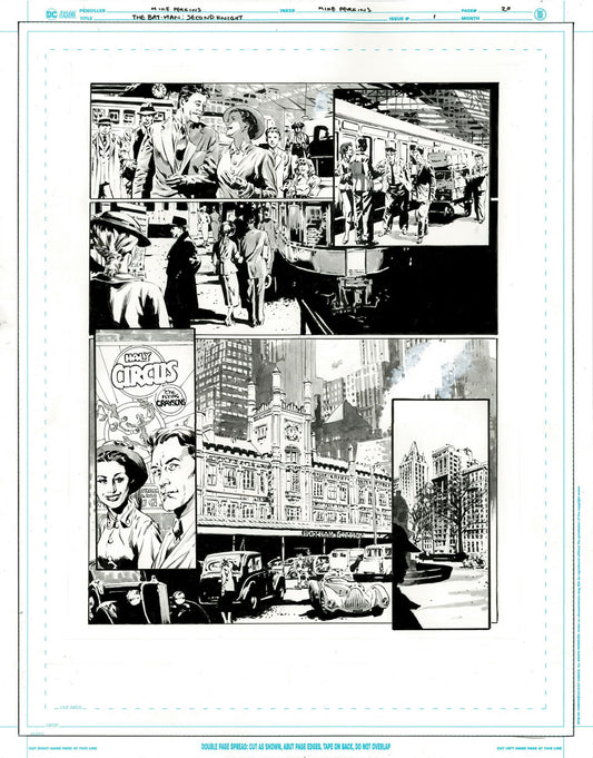 The Bat-Man: Second Knight #1 p.20 - Flying Graysons Cameo!
