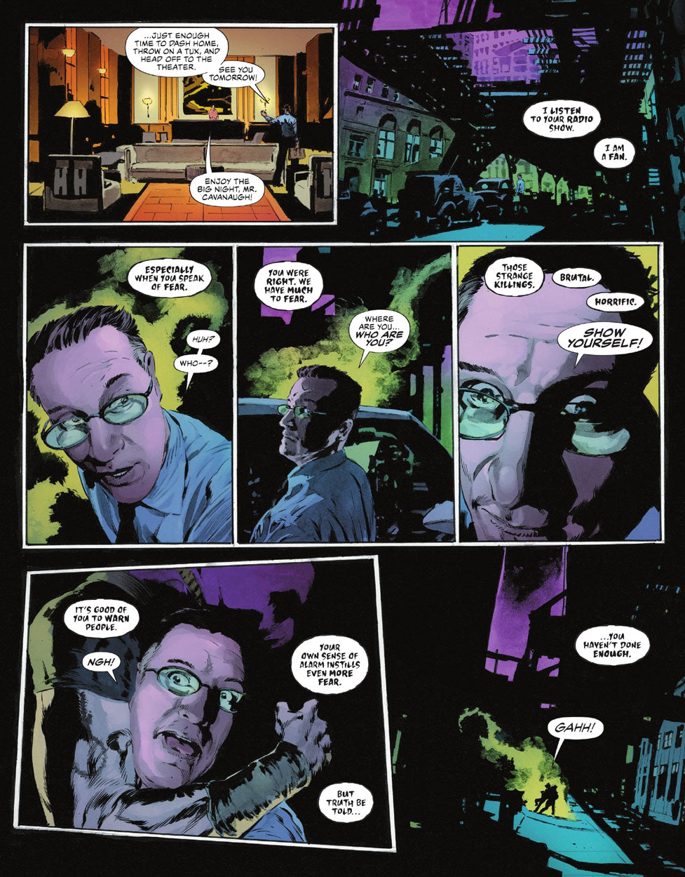 The Bat-Man: Second Knight #1 p.25 - Hangman Kidnaps Radio Man!