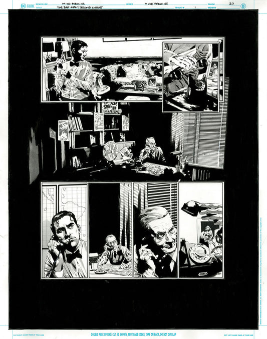 The Bat-Man: Second Knight #1 p.27 - Commissioner Gordon Calls Bruce