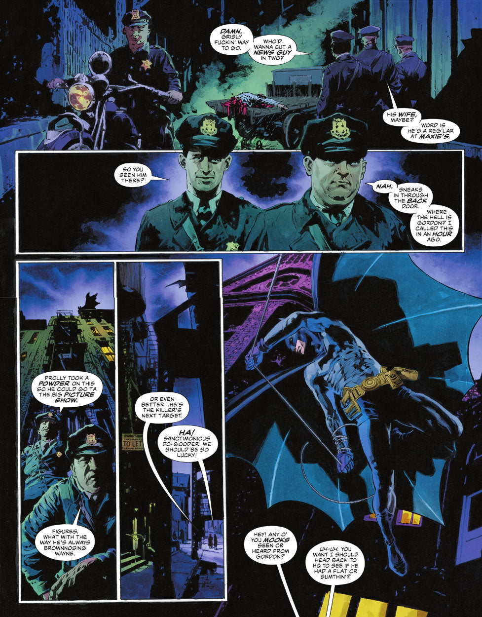 The Bat-Man: Second Knight #1 p.30 - Murder Victim Discovered!