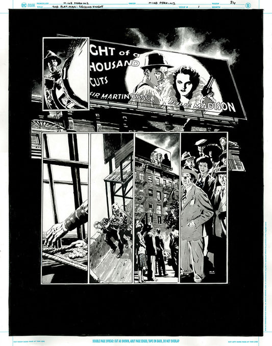 The Bat-Man: Second Knight #1 p.34 - Scarecrow & Hangman!