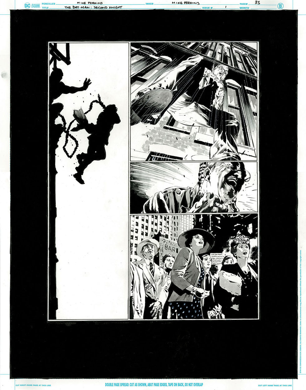 The Bat-Man: Second Knight #1 p.35 - Gordon is Well Hung!