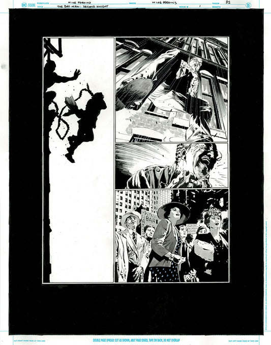 The Bat-Man: Second Knight #1 p.35 - Gordon is Well Hung!
