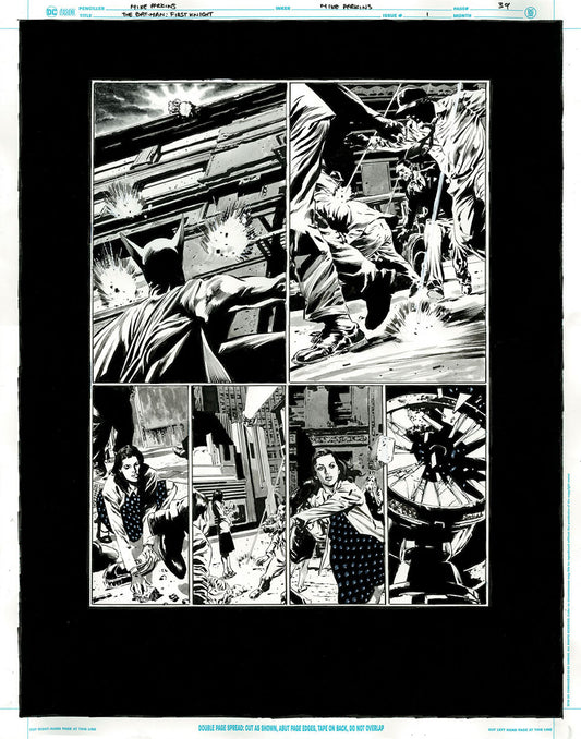 The Bat-Man: Second Knight #1 p.39 - Gunfire Erupts, Lois the Alpha Male!