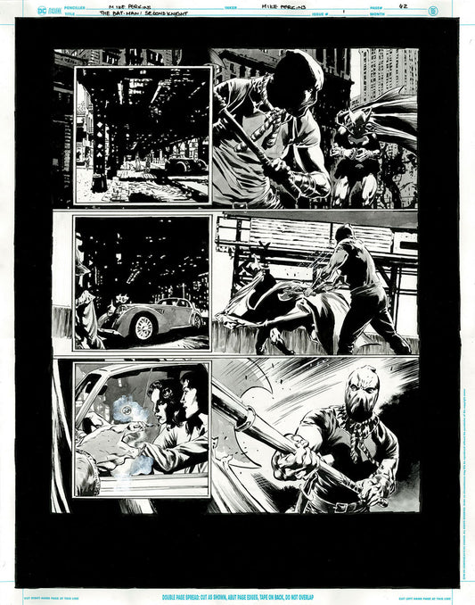 The Bat-Man: Second Knight #1 p.42 - Bat-Man vs Hangman!