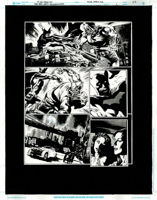 The Bat-Man: Second Knight #1 p.43 - Bat-Man vs Hangman!