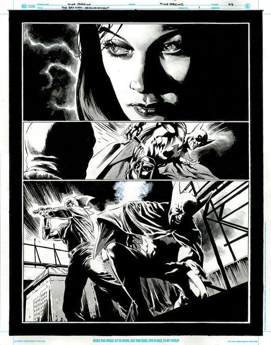 The Bat-Man: Second Knight #1 p.44 - Gorgeous Lois & Bat-Man on the Brink!