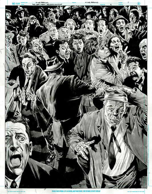 The Bat-Man: Second Knight #2 p.01 - Incredible Crowd Scene!