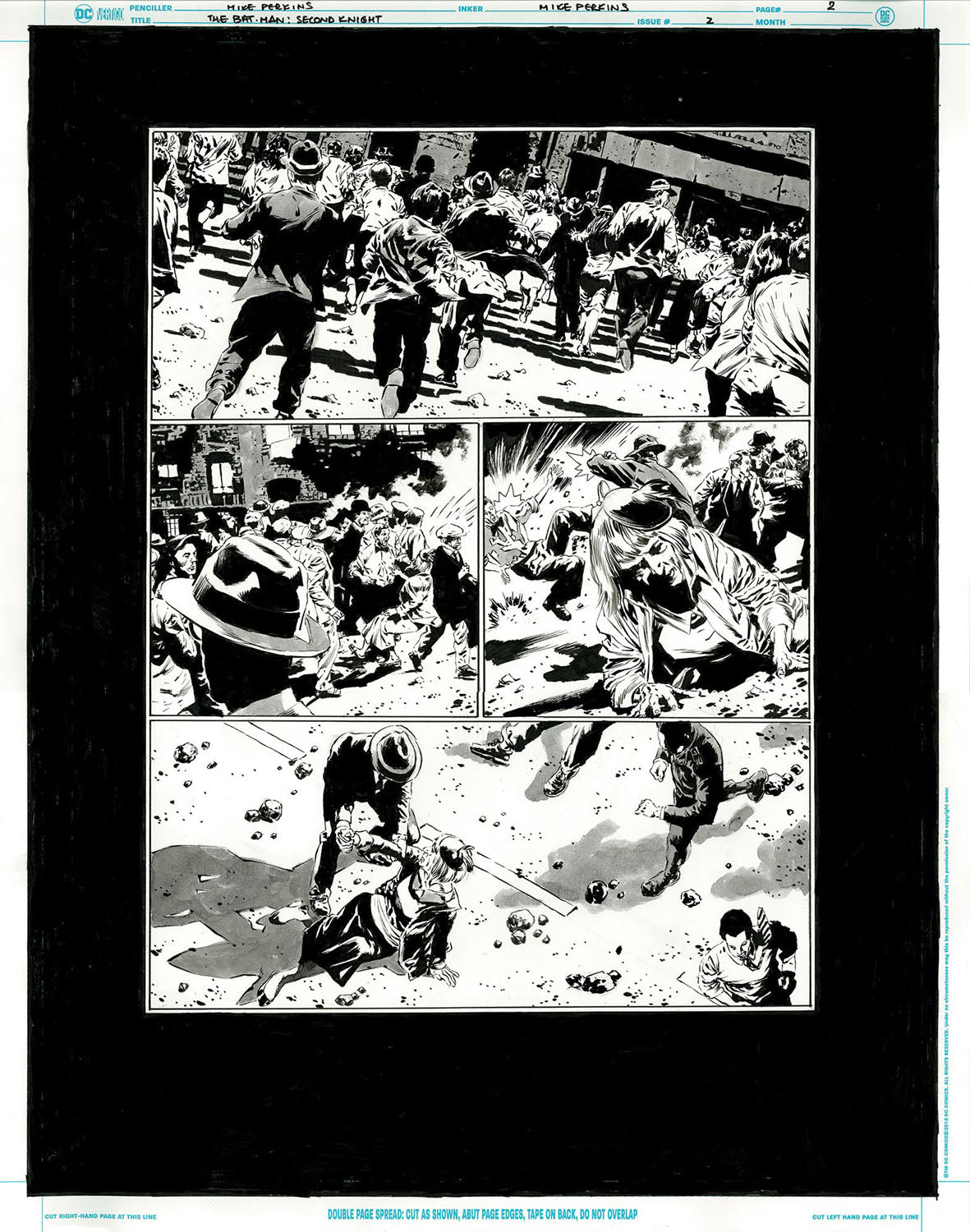 The Bat-Man: Second Knight #2 p.02 - Clark’s “Crowd Control”!