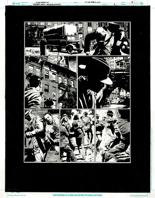 The Bat-Man: Second Knight #2 p.03 - Clark’s “Crowd Control”!