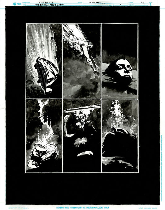The Bat-Man: Second Knight #2 p.10 - Julie is Drowning!