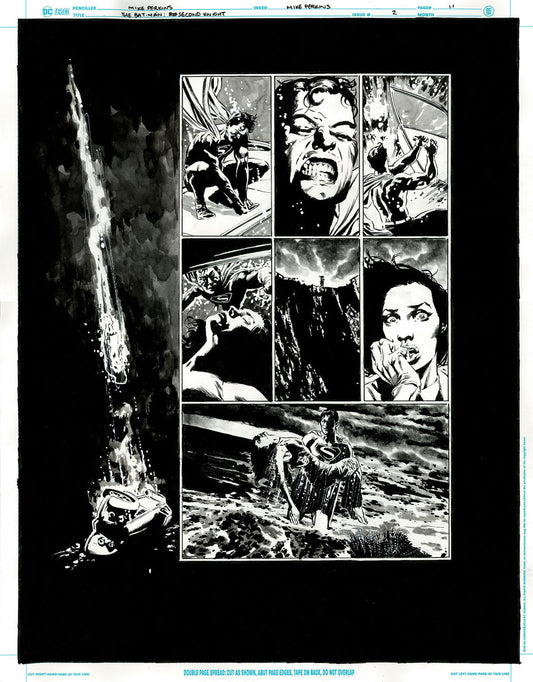 The Bat-Man: Second Knight #2 p.11 - Superman Saves Julie!