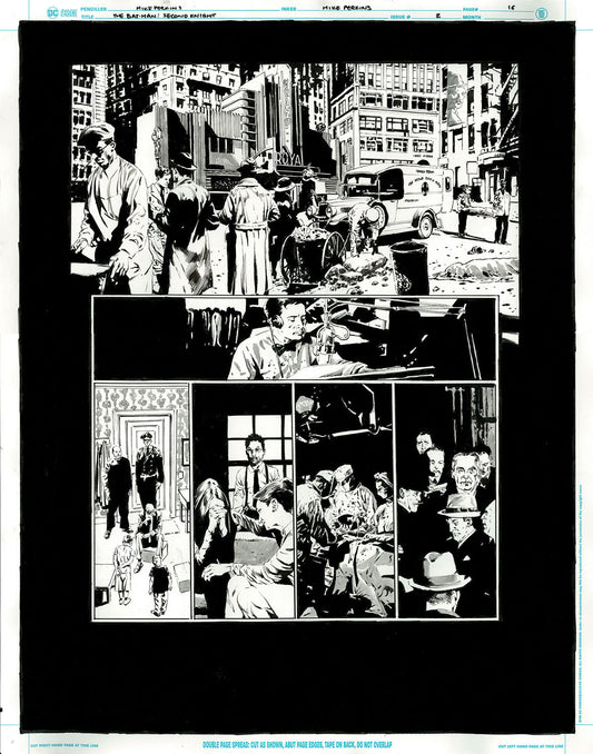 The Bat-Man: Second Knight #2 p.16 - Hangman’s Tommy Gun Massacre Aftermath