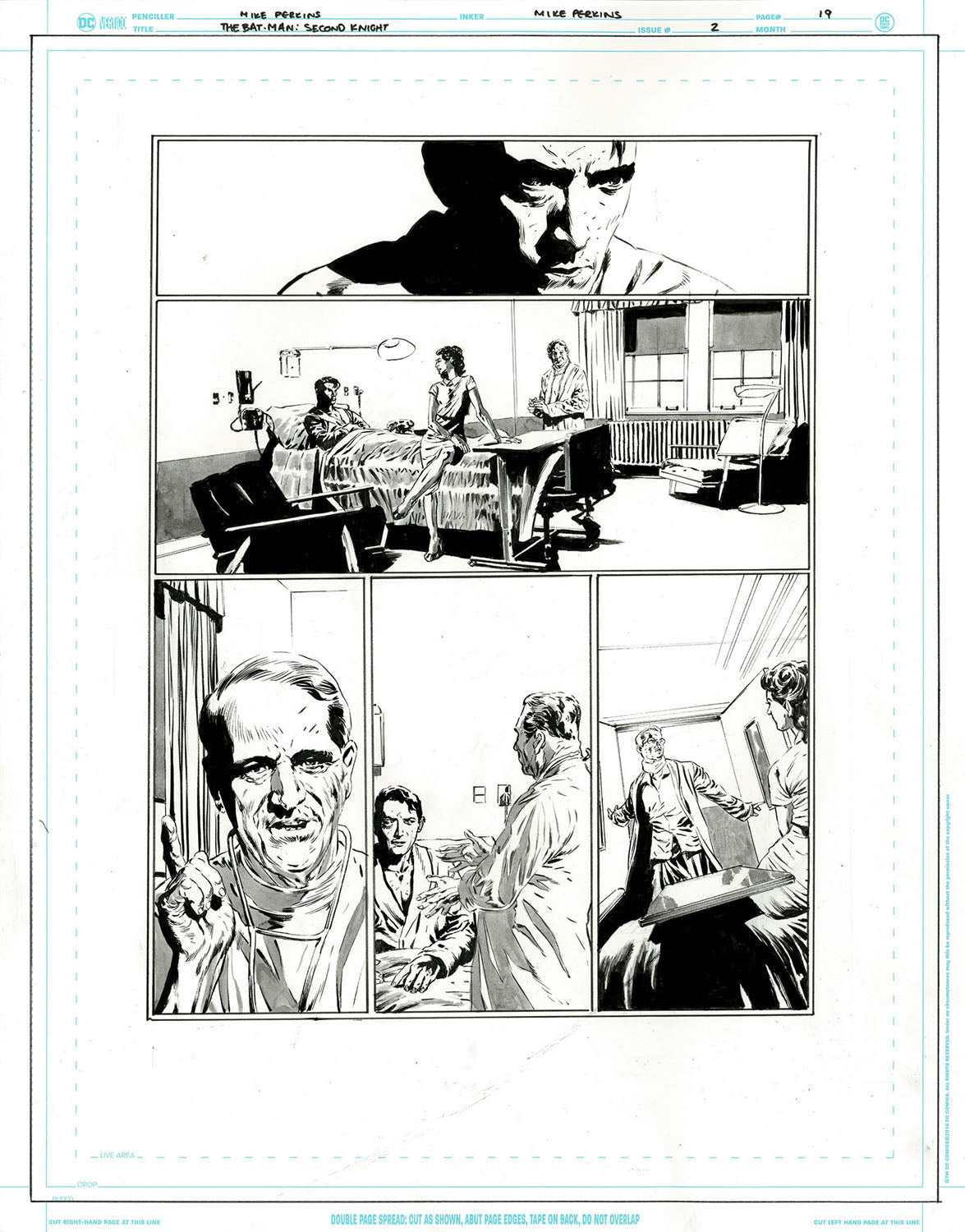 The Bat-Man: Second Knight #2 p.19 - Julie Insists Bruce Stay in Hospital!