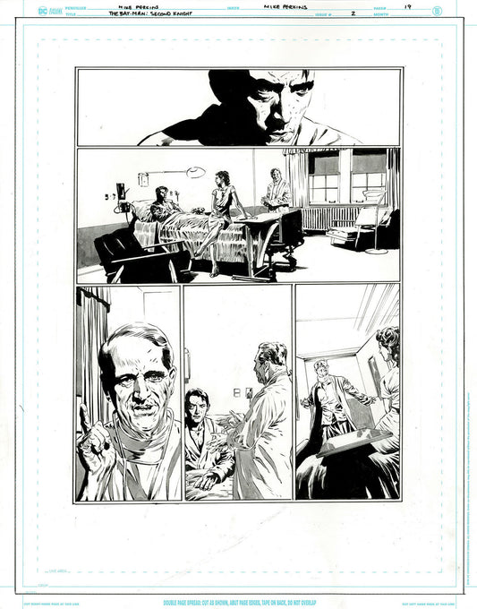 The Bat-Man: Second Knight #2 p.19 - Julie Insists Bruce Stay in Hospital!