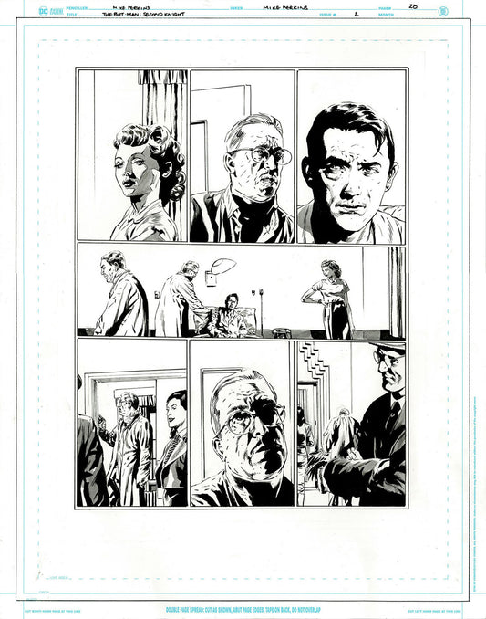 The Bat-Man: Second Knight #2 p.20 - Julie, Bruce, Gordon, Lois & Clark