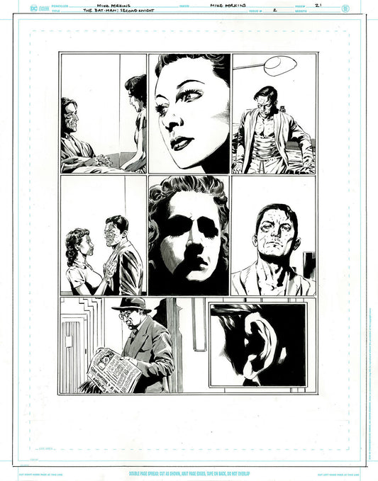 The Bat-Man: Second Knight #2 p.21 - Julie Tries to Convince Bruce to Stop Crime Fighting!