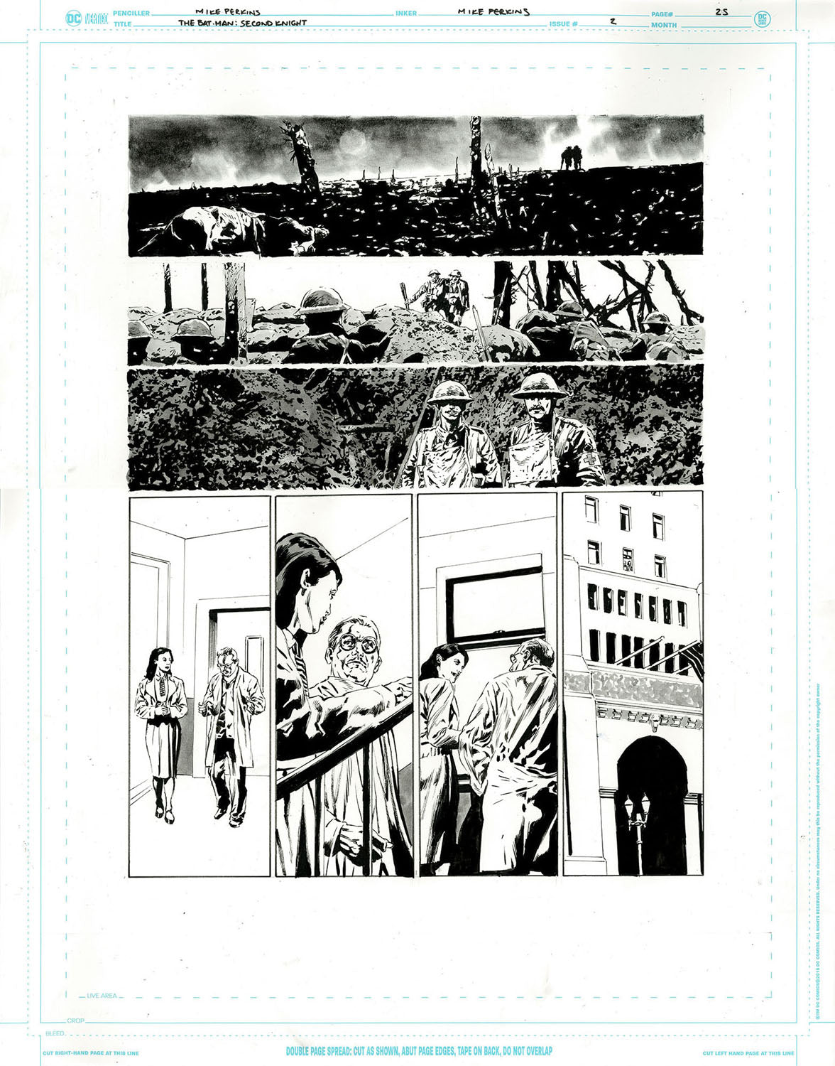 The Bat-Man: Second Knight #2 p.25 - Gordon’s World War I Origin (Part 3)