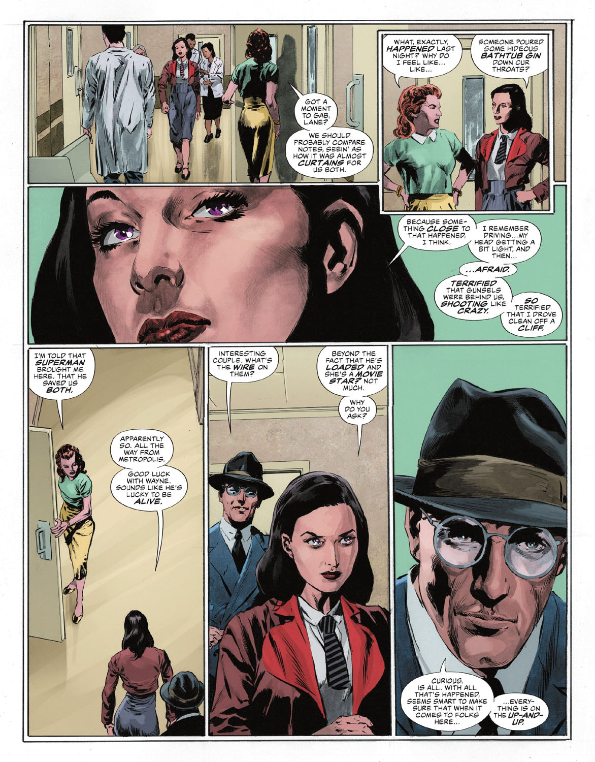The Bat-Man: Second Knight #2 p.26 - Lois & Julie Discuss What Happened to Them
