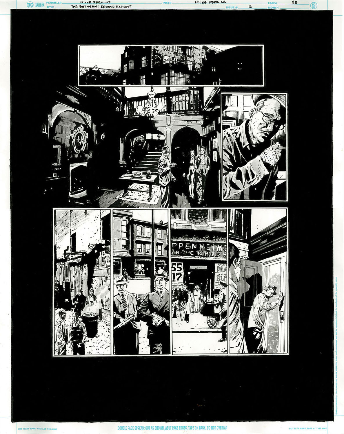 The Bat-Man: Second Knight #2 p.28 - Bruce is Back Home From Hospital