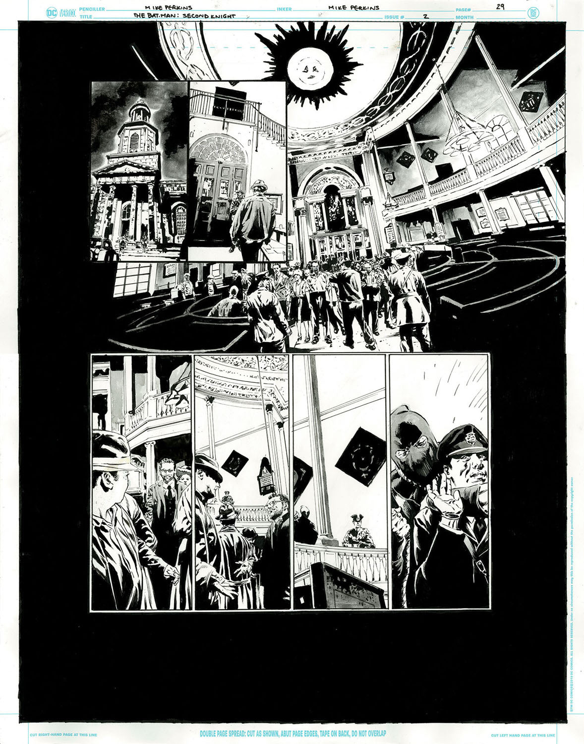 The Bat-Man: Second Knight #2 p.29 - Maxie & Rabbi Cohen Run into Each Other