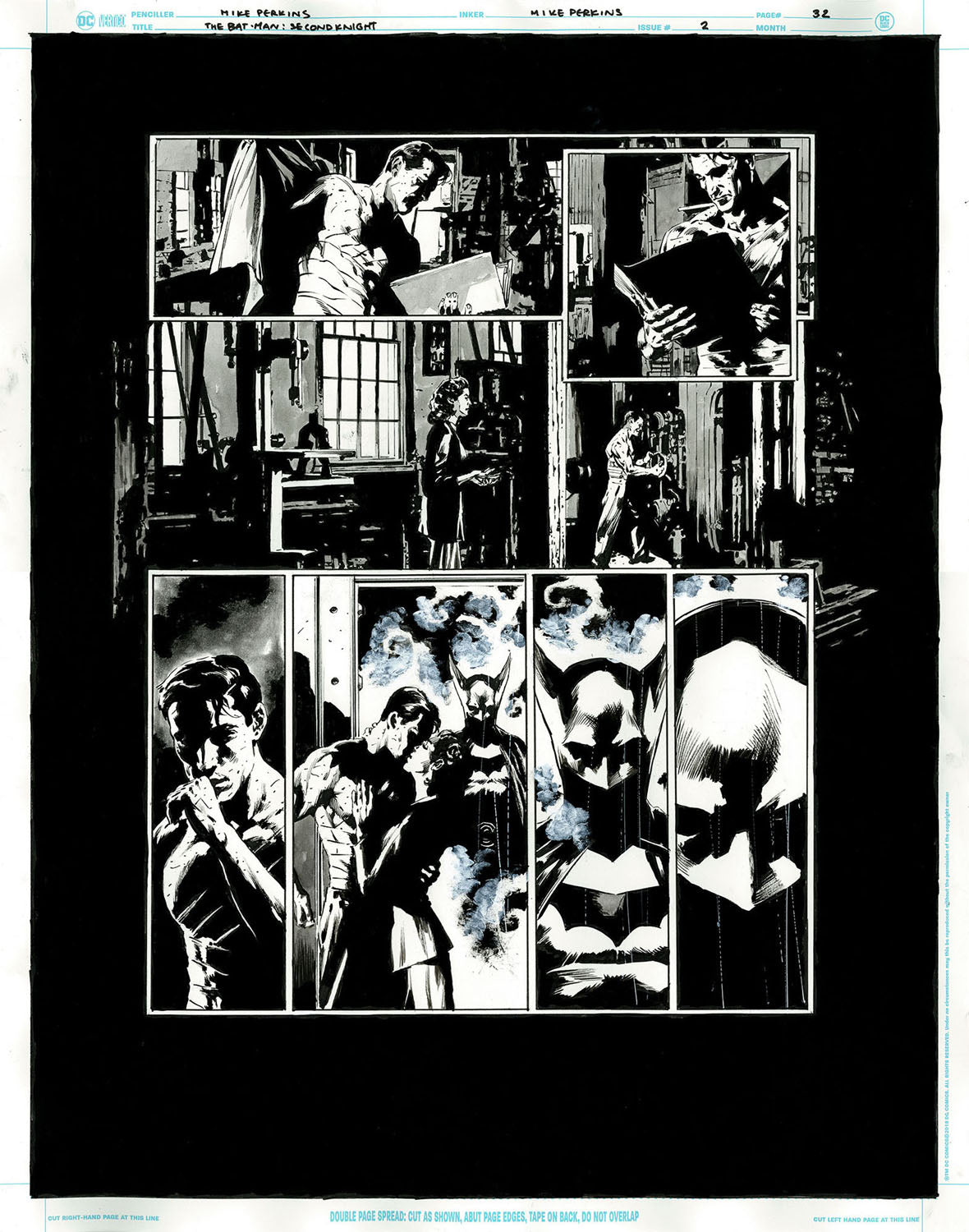 The Bat-Man: Second Knight #2 p.32 - Bruce Promises to Quit Crime Fighting!