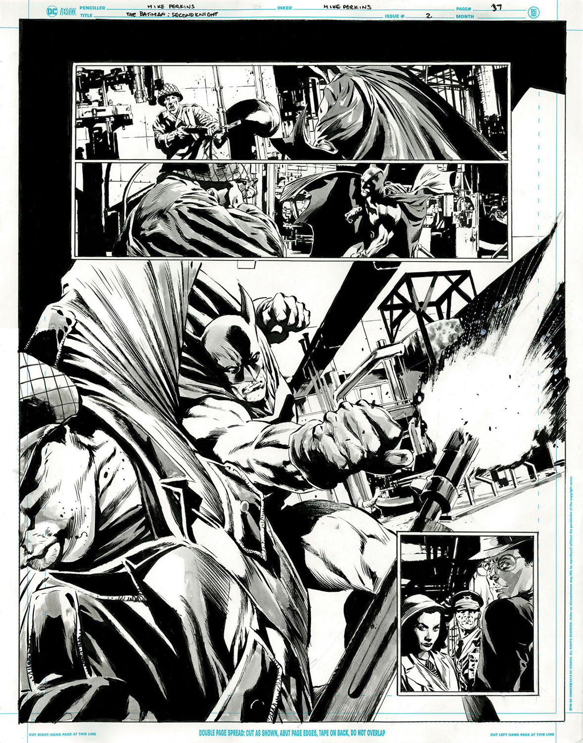 The Bat-Man: Second Knight #2 p.37 - The Bat-Man in Action!