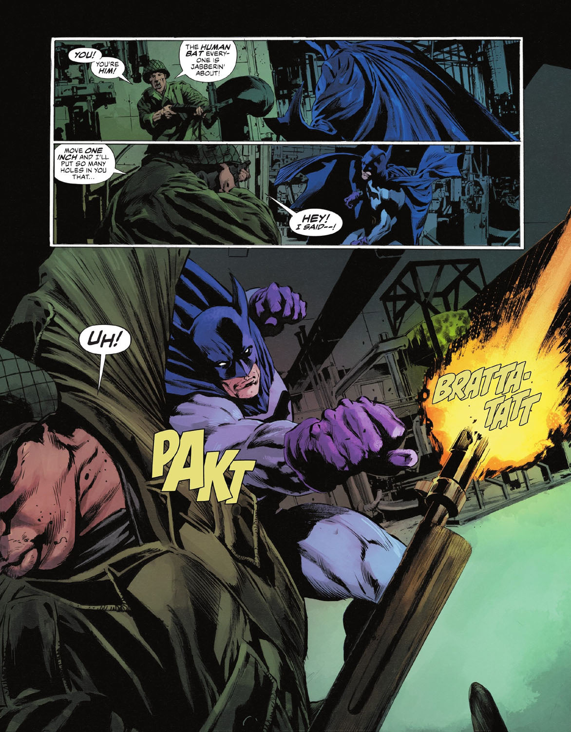 The Bat-Man: Second Knight #2 p.37 - The Bat-Man in Action!