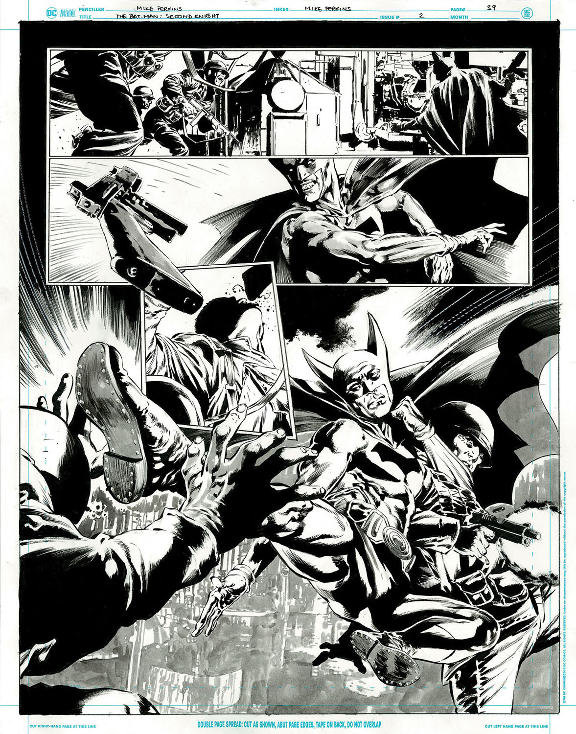 The Bat-Man: Second Knight #2 p.39 - Oustanding Bat-Man in Action!